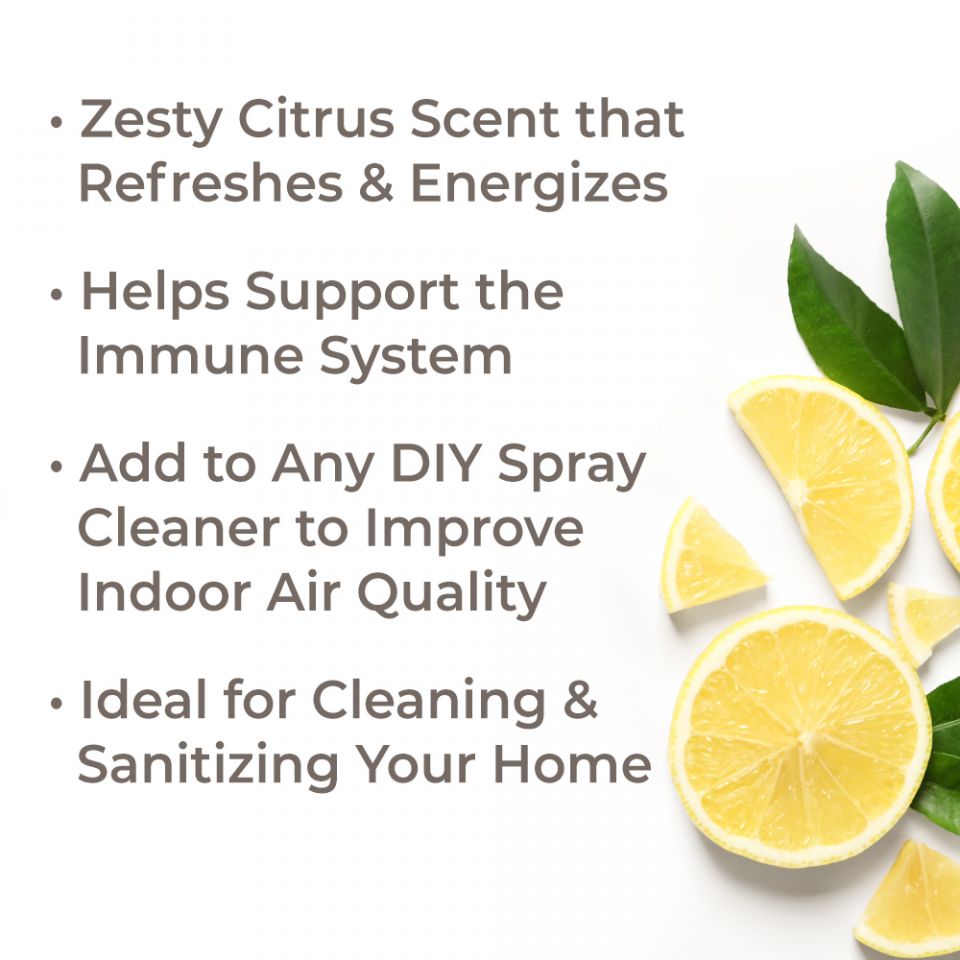 Organic Lemon Essential Oil 10 Ml ( Kidsafe )