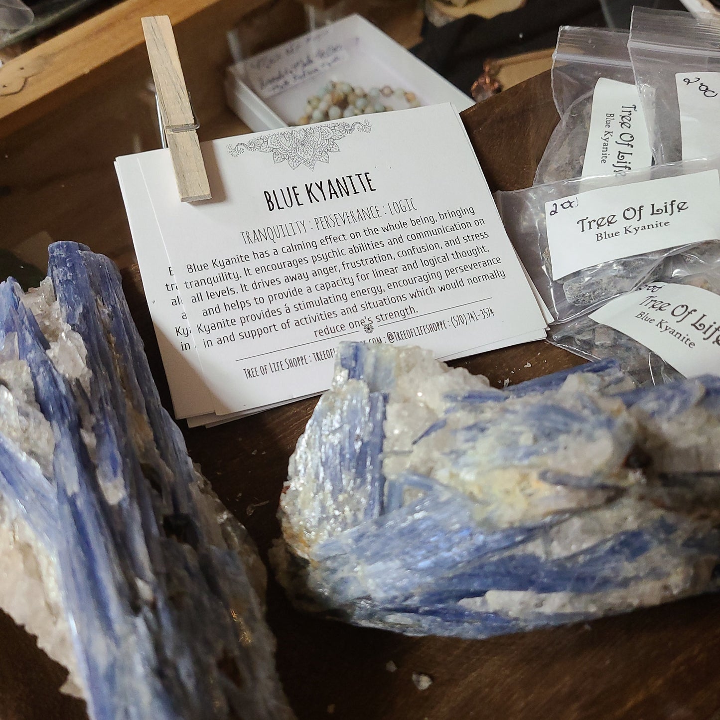 Blue Kyanite - Clusters