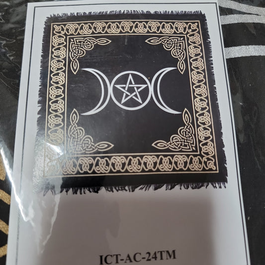 Altar Cloth 24 x 24 inch: Triple Moon