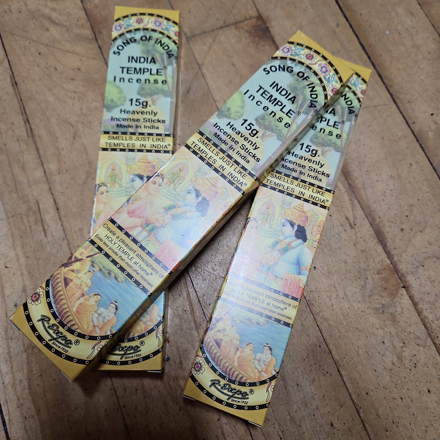 Song of India Temple Incense 15g (15 sticks)
