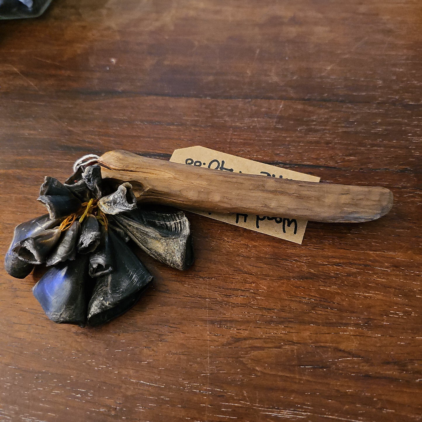 Wood Handle Deer Hoof / Toe Shaker / Rattle