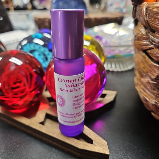 Gem Elixir Crown Chakra Roll On