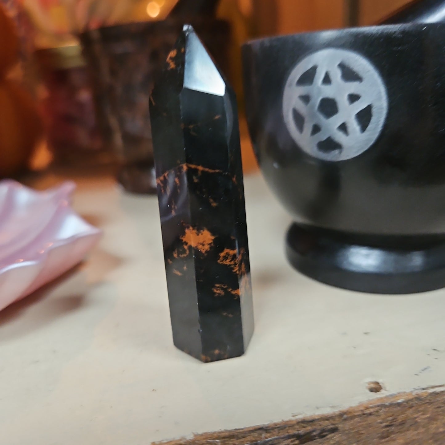 Dark Mahogany Obsidian Tower