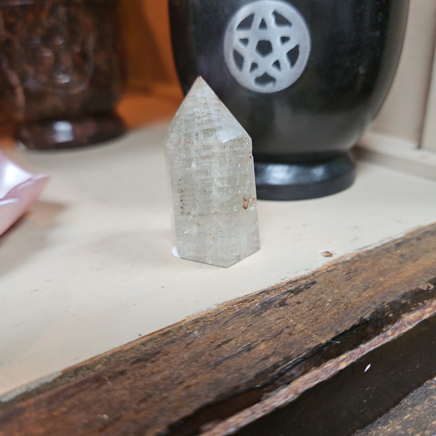 Lodalite ( Inclusion Quartz or Garden Quartz ) - Mini Tower