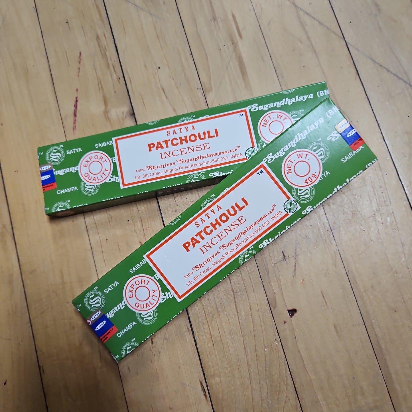 Satya Incense 40g ( 40 grams) - Patchouli