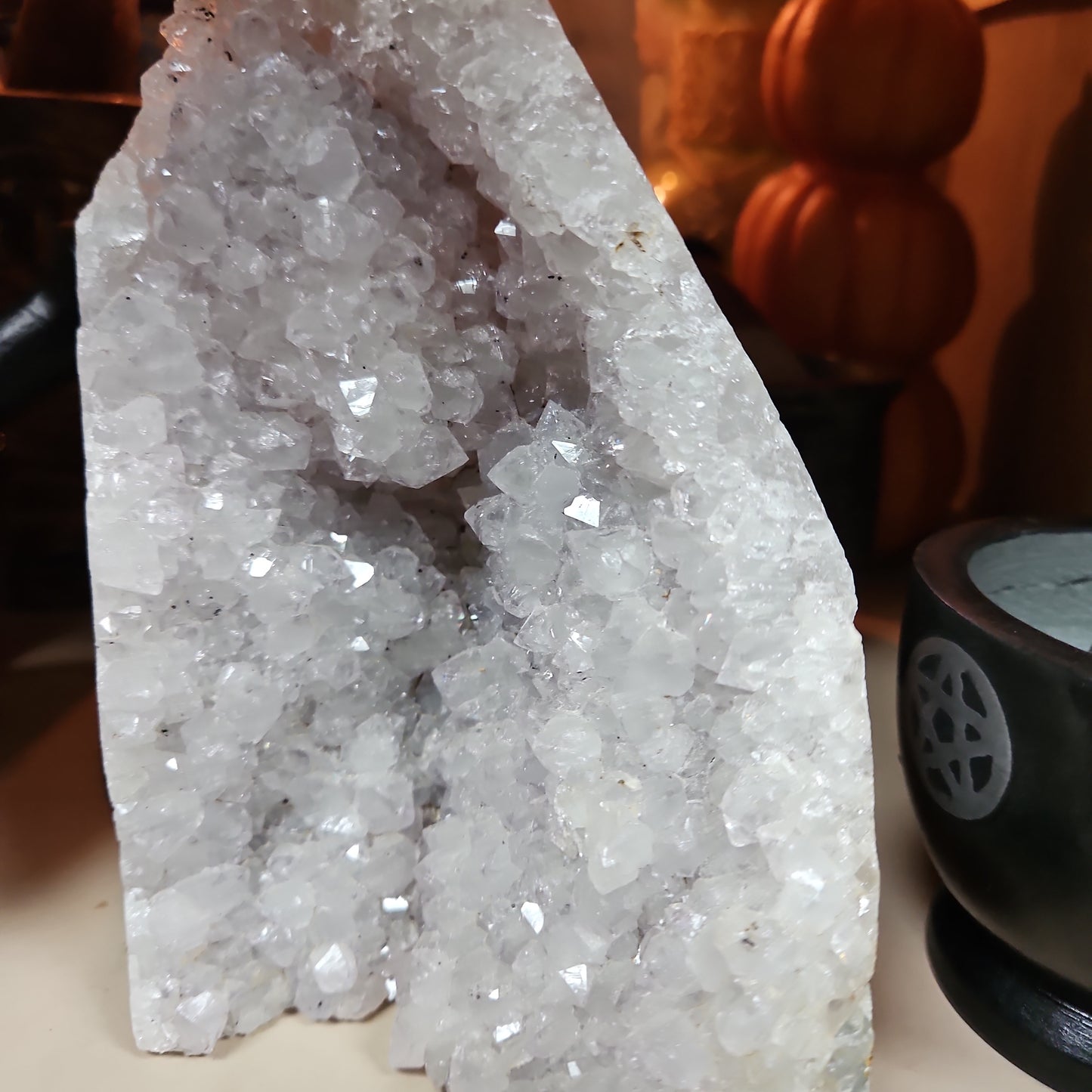Lavender Amethyst CathedrCathedral 9 1/4 inches tall