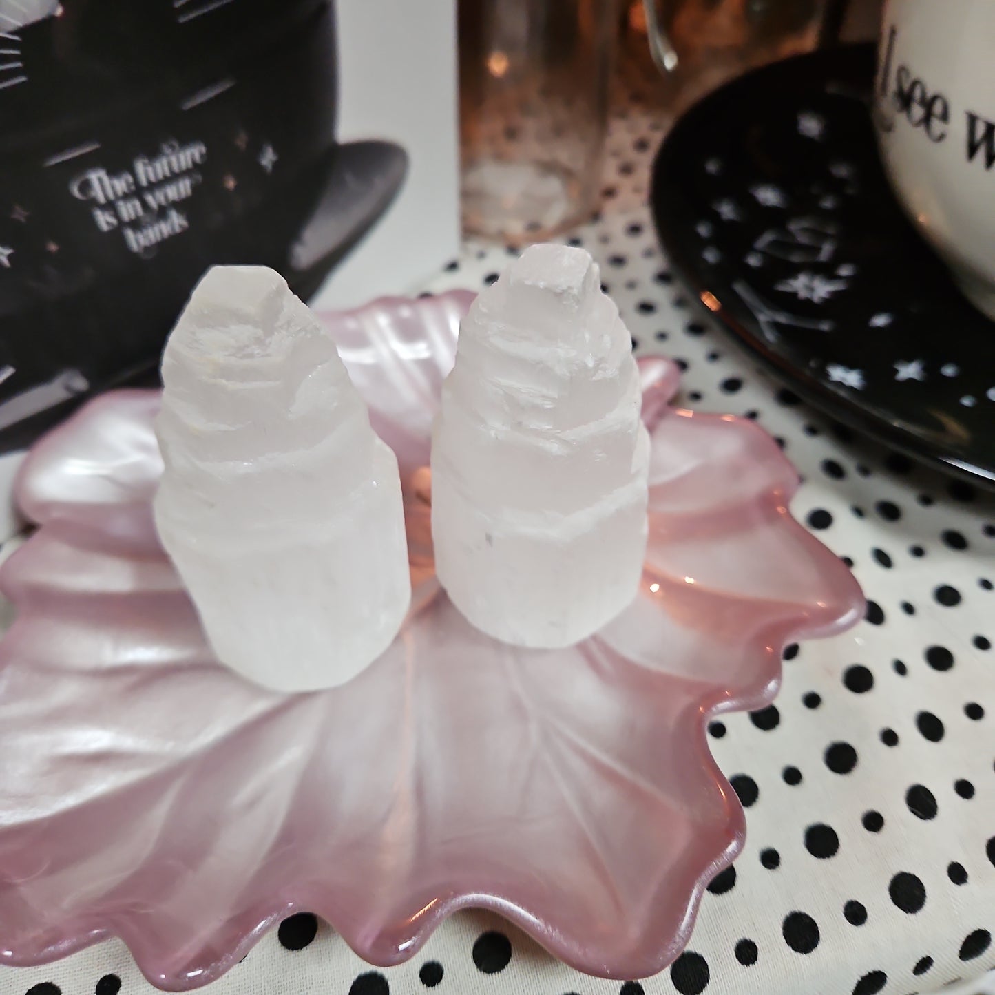Selenite Mini Mountain Tower 2 to 2 1/2