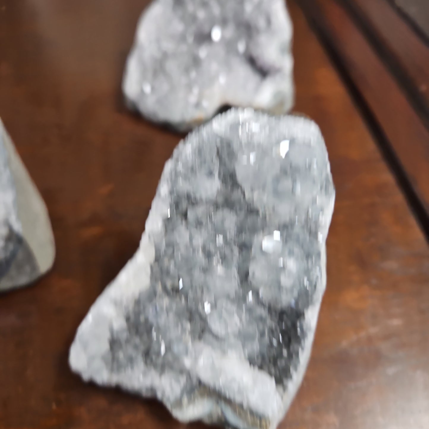 Blue Grey Amethyst Mini Cathedrals