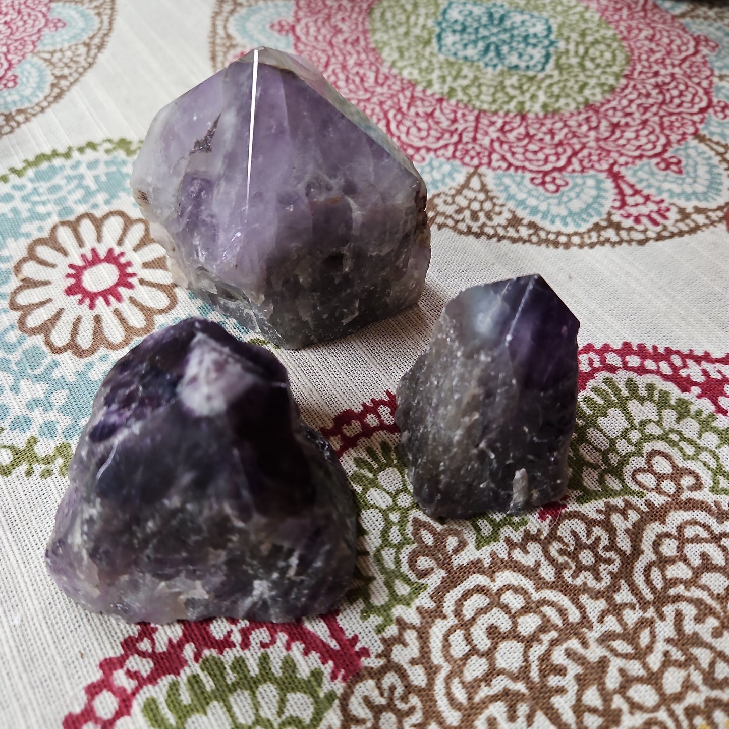 Chevron Amethyst Natural Points