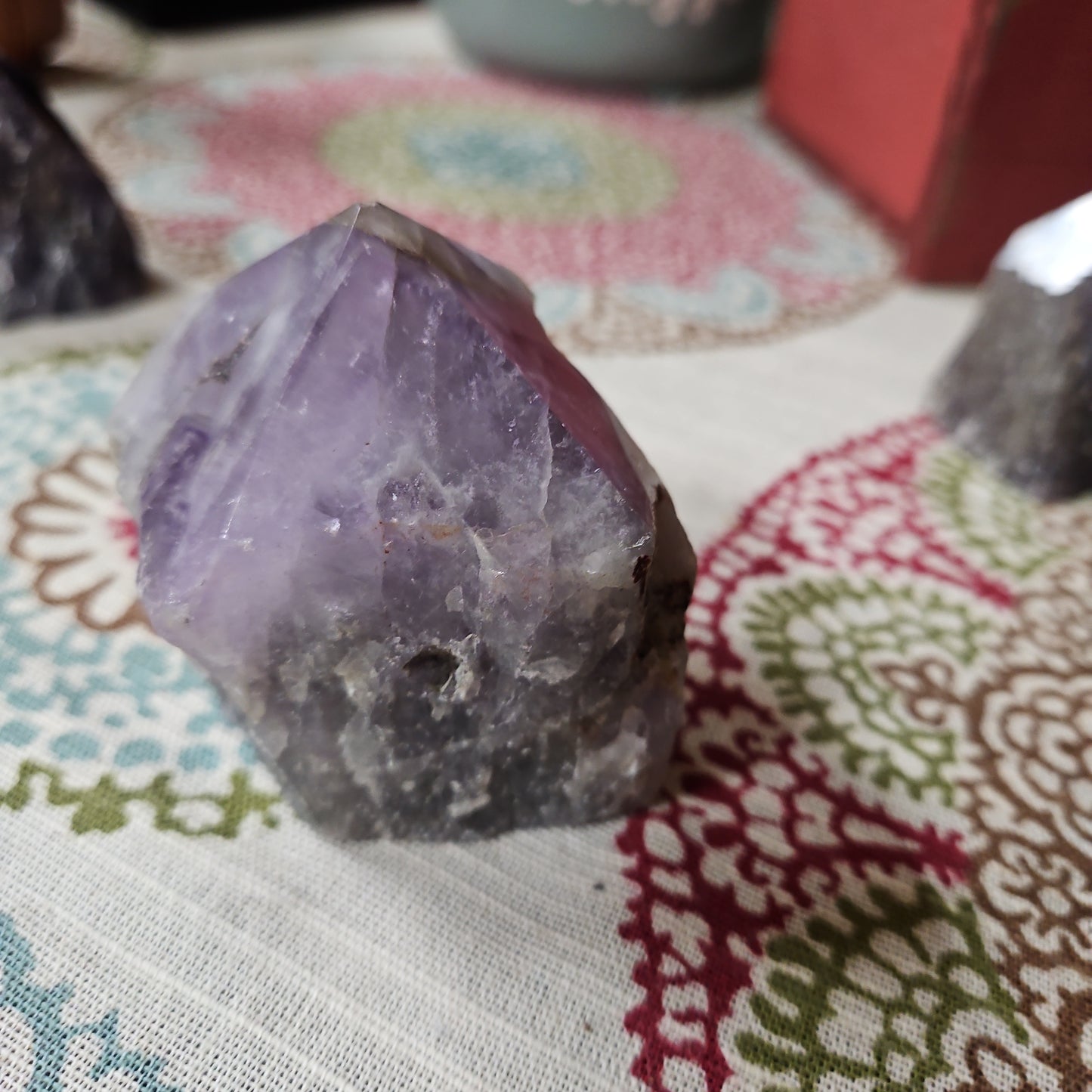 Chevron Amethyst Natural Points