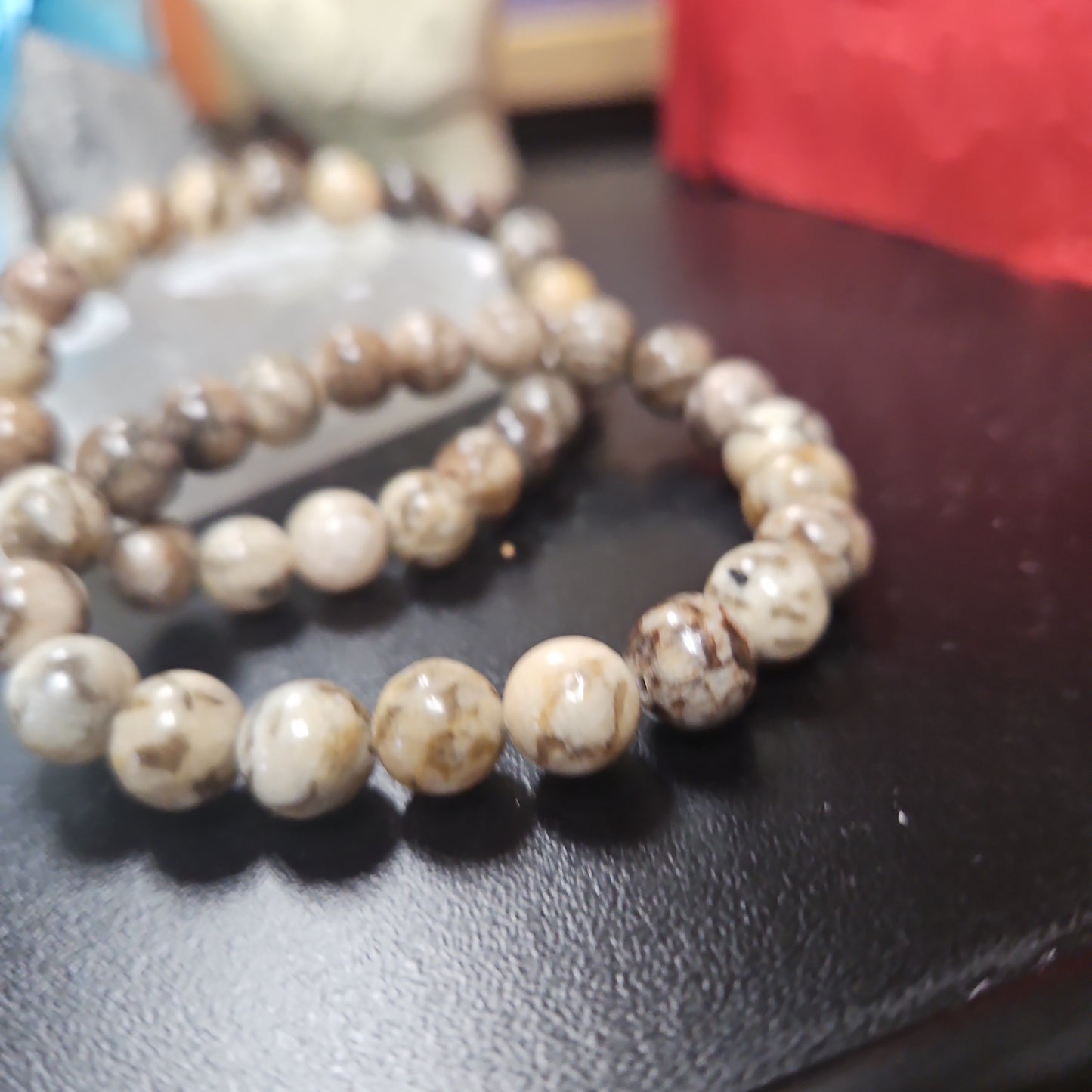 Feldspar - Bead Bracelet - 8mm