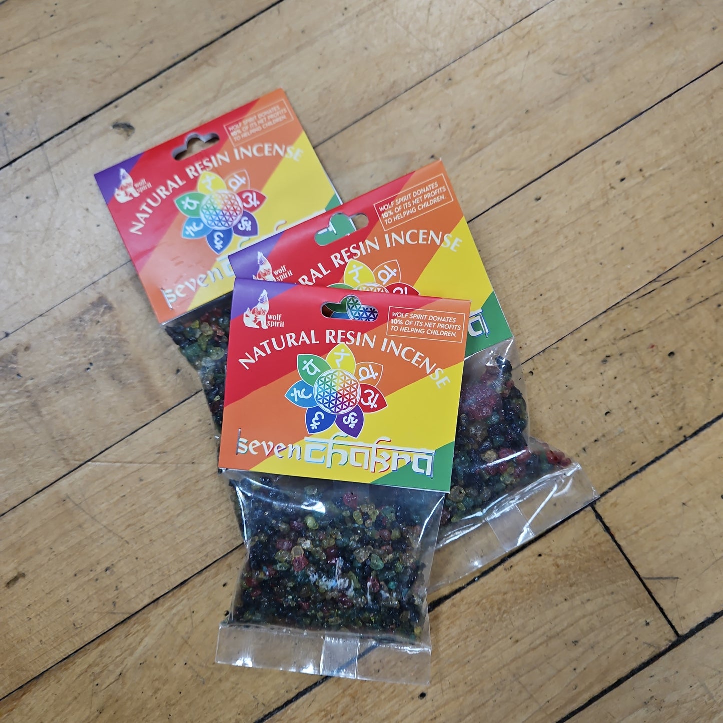 Natural Resin Incense - Seven Chakra