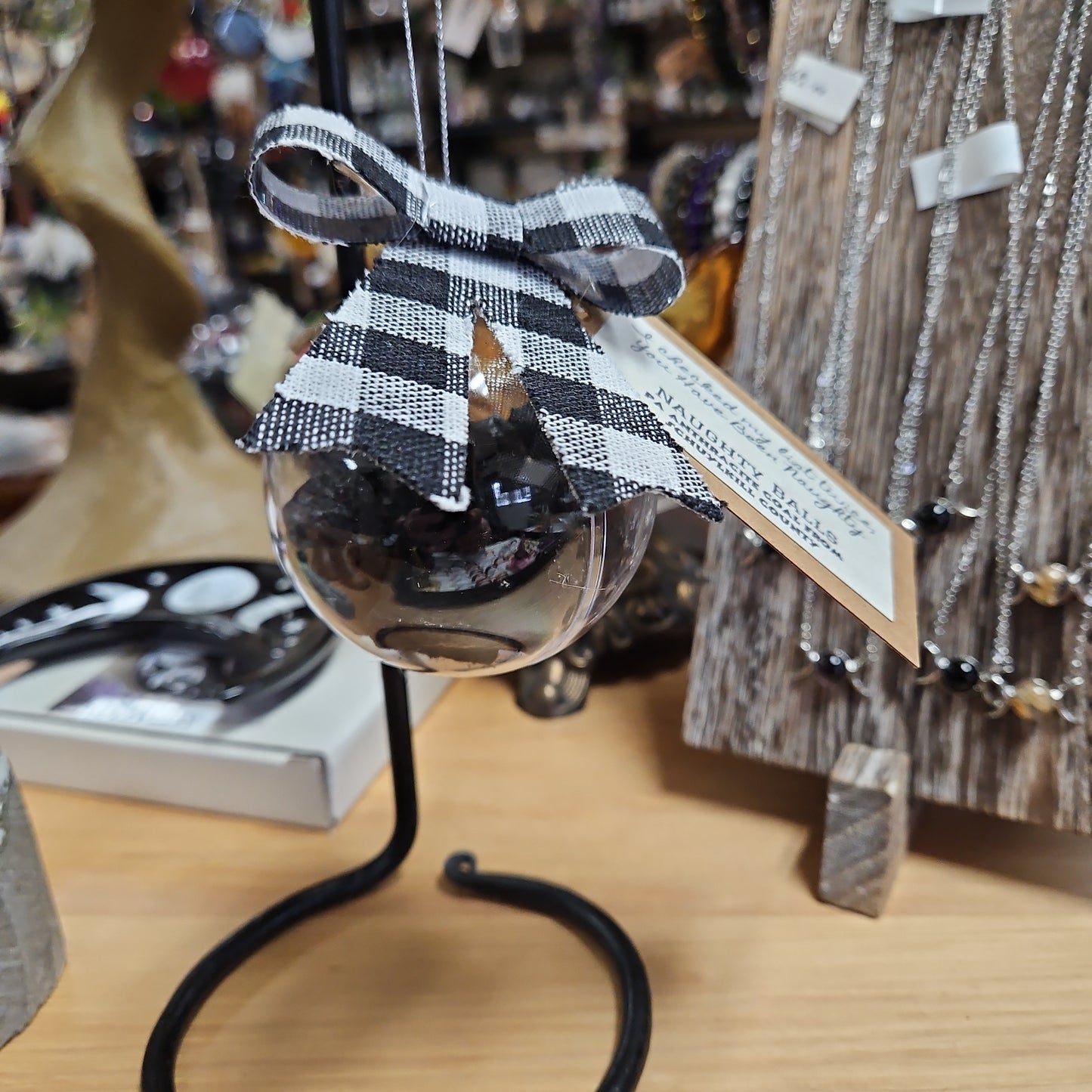 Naughty Balls - Coal Filled Ornaments