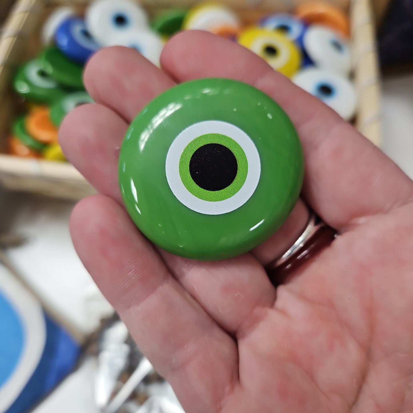 Evil Eye Worry Stones / Pocket Stones