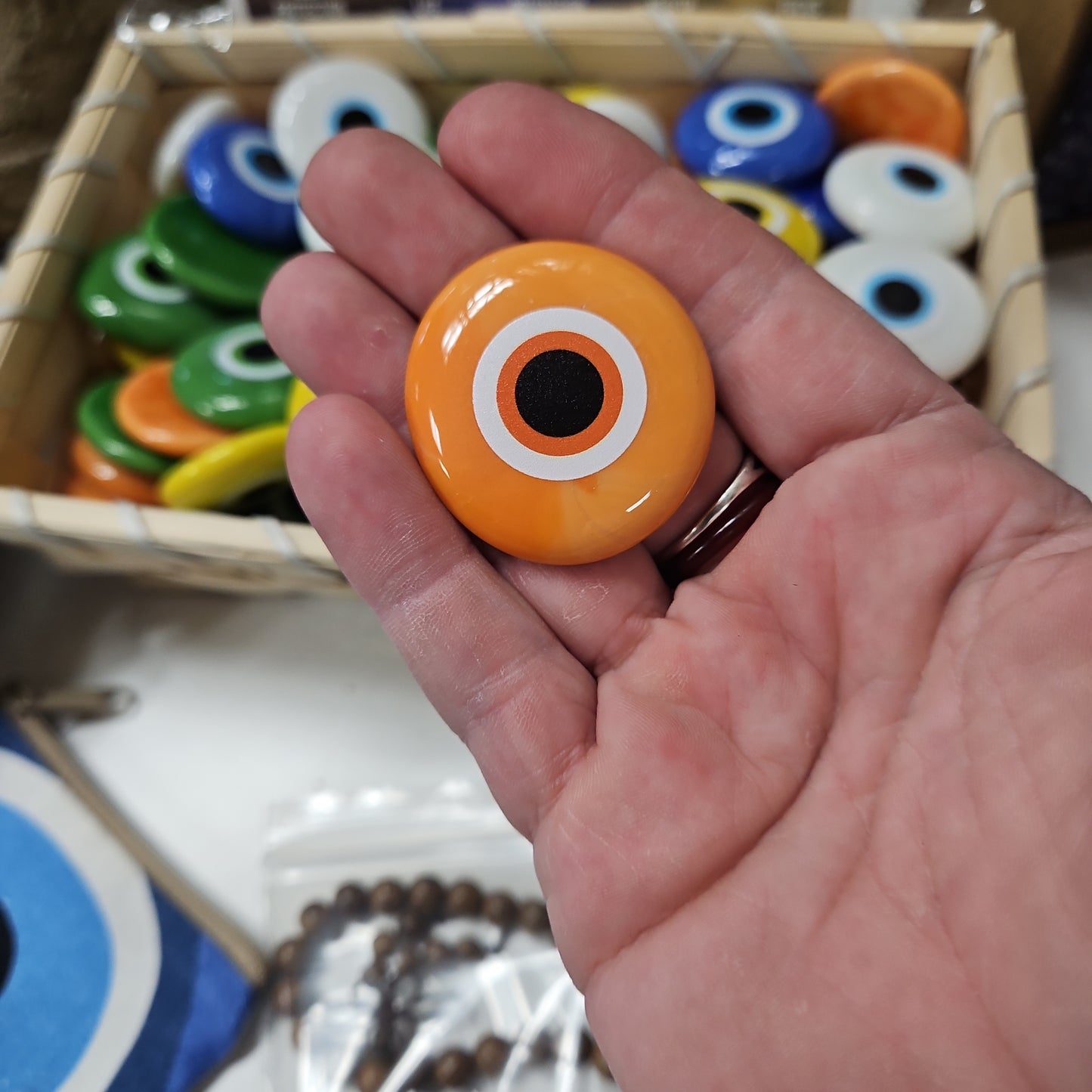 Evil Eye Worry Stones / Pocket Stones