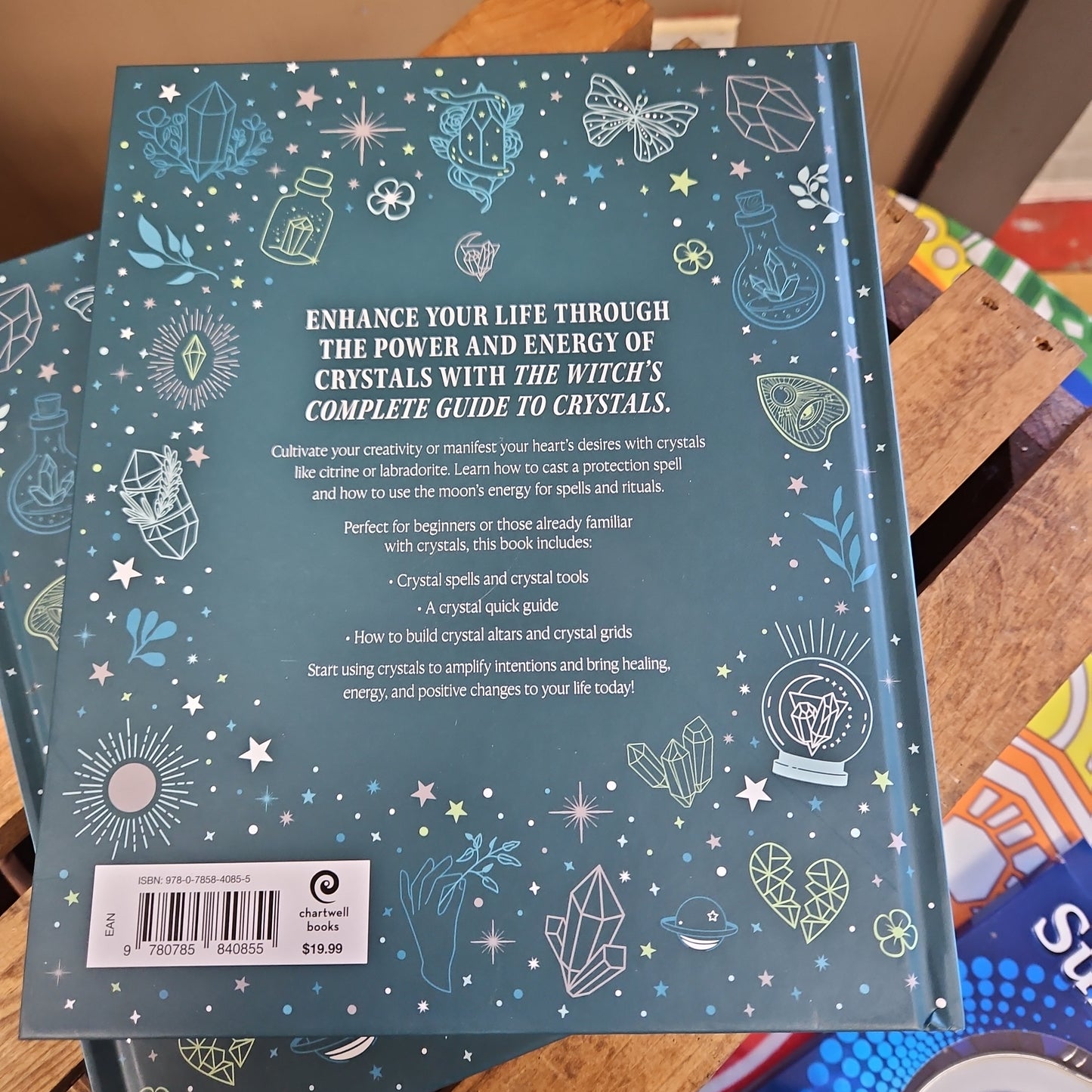 The Witch's Complete Guide to Crystals  (Hard Cover Book)