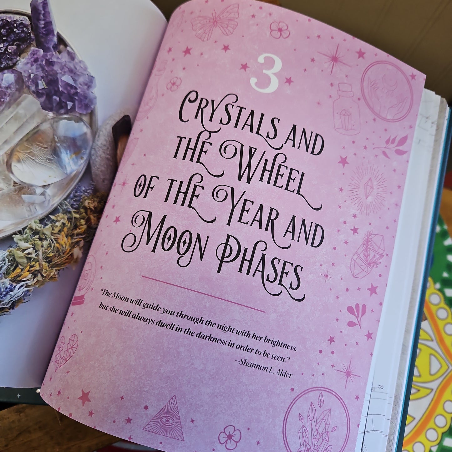 The Witch's Complete Guide to Crystals  (Hard Cover Book)
