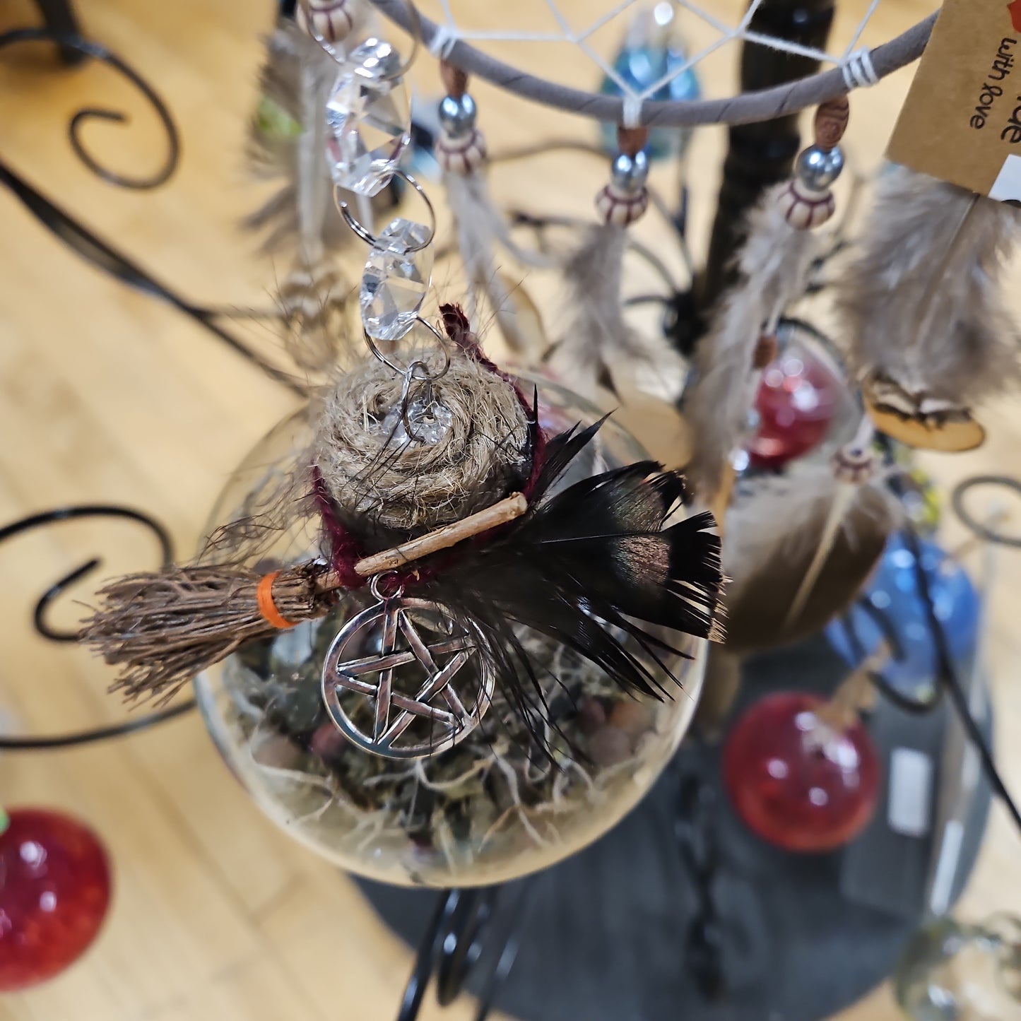 Authentic Protection Witch Ball 4" by Emma Red Raven