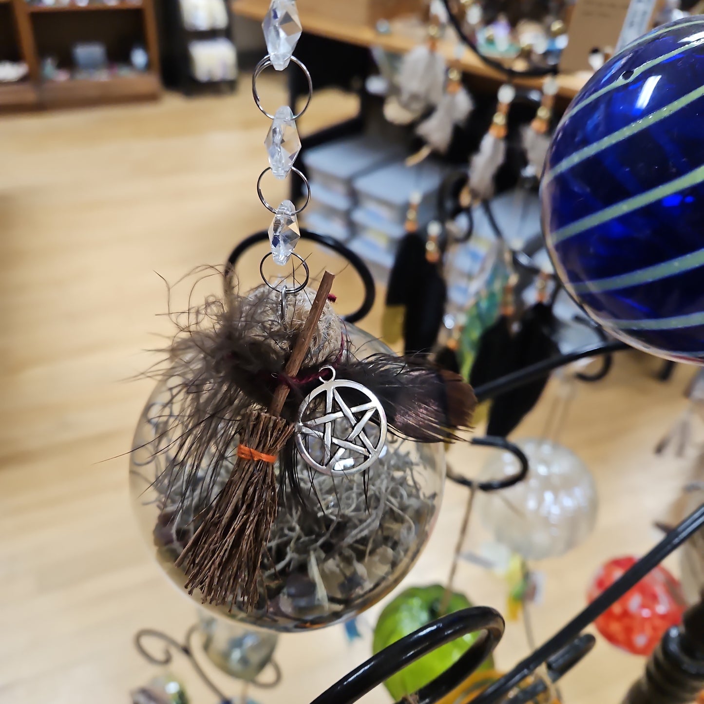 Authentic Protection Witch Ball 4" by Emma Red Raven