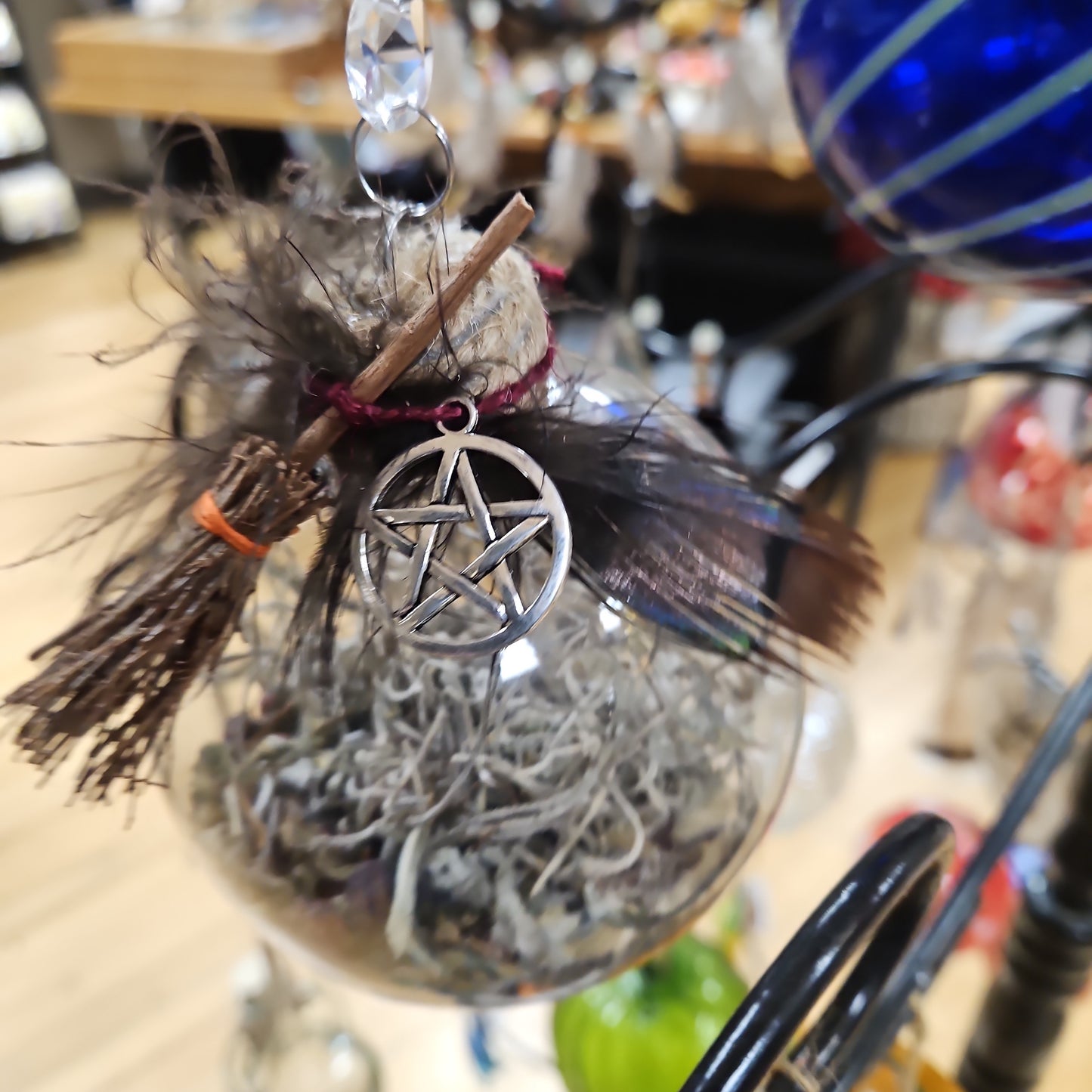 Authentic Protection Witch Ball 4" by Emma Red Raven