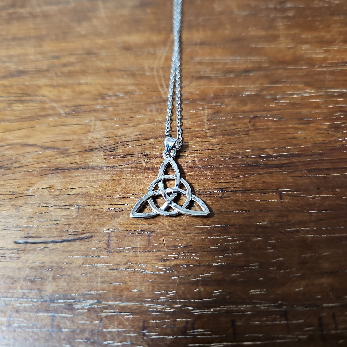 Celtic Knot, Triquetra Good Luck Necklace
