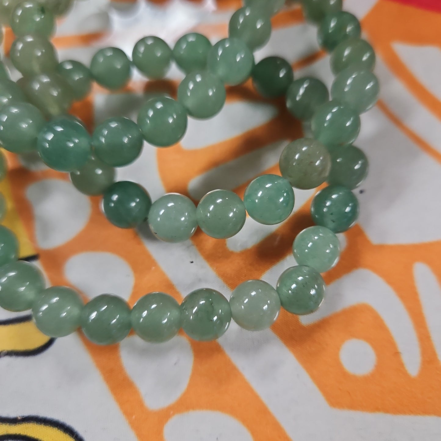 Green Aventurine - Bead Bracelet - 8 mm