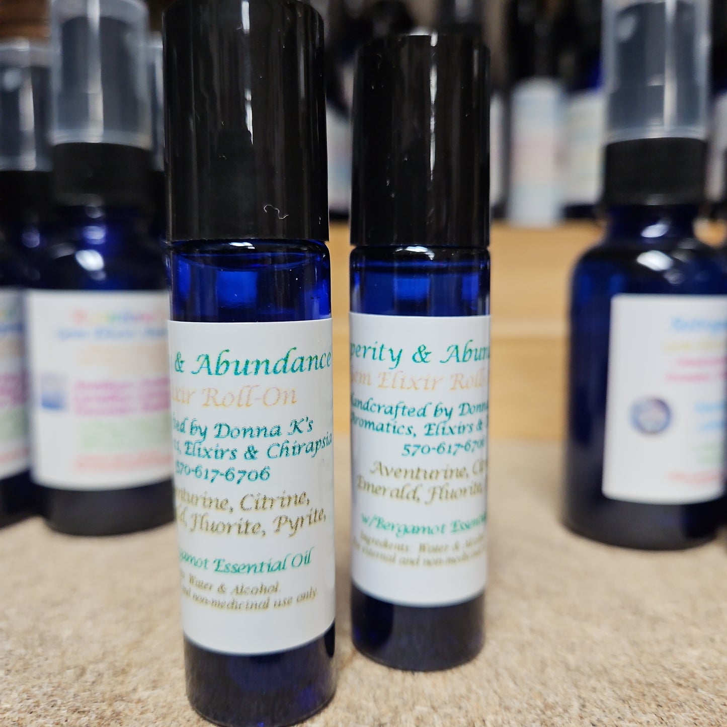 Prosperity & Abundance Gem / Crystal Elixir Roll On