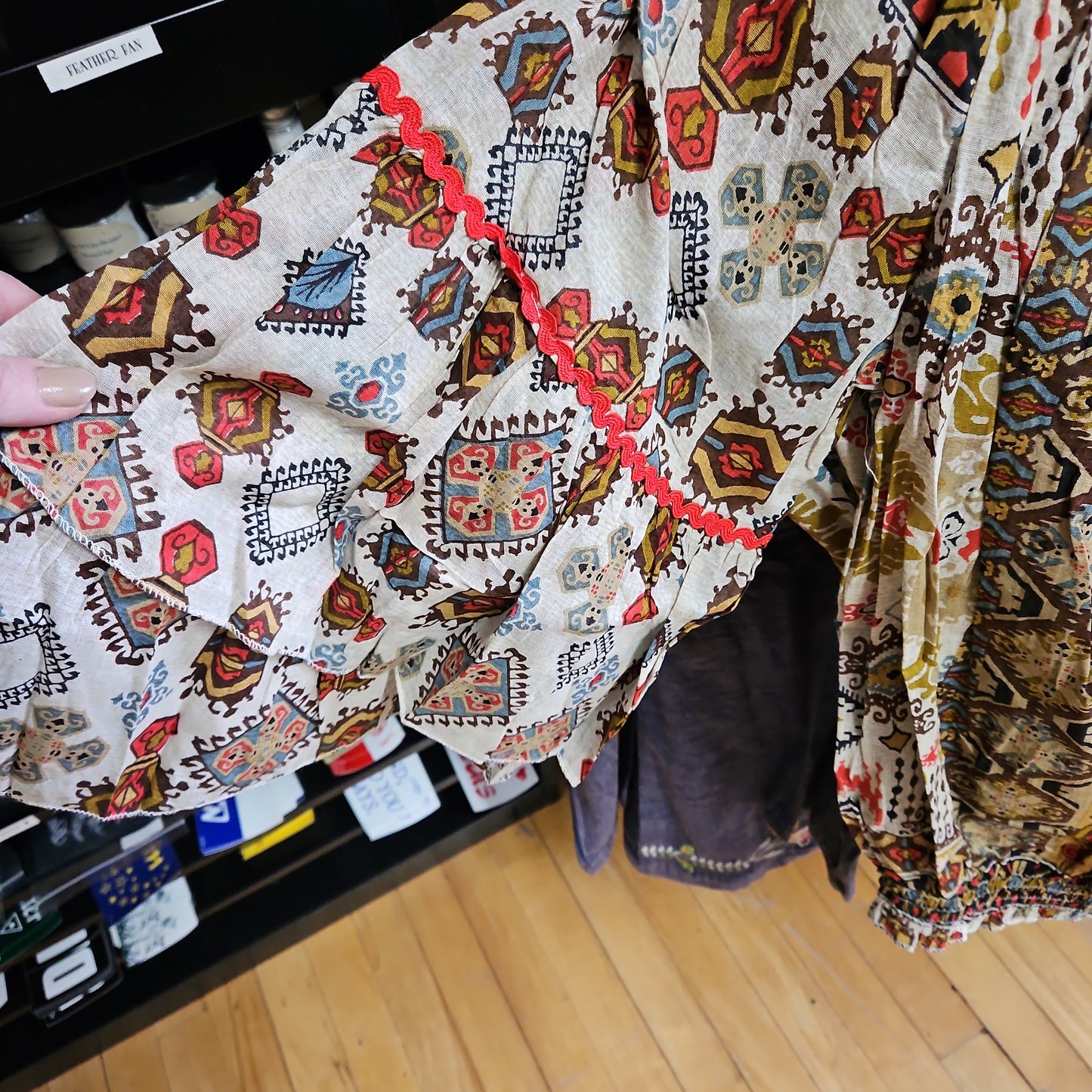 Short Cotton Boho Top by Paths of The Spirit