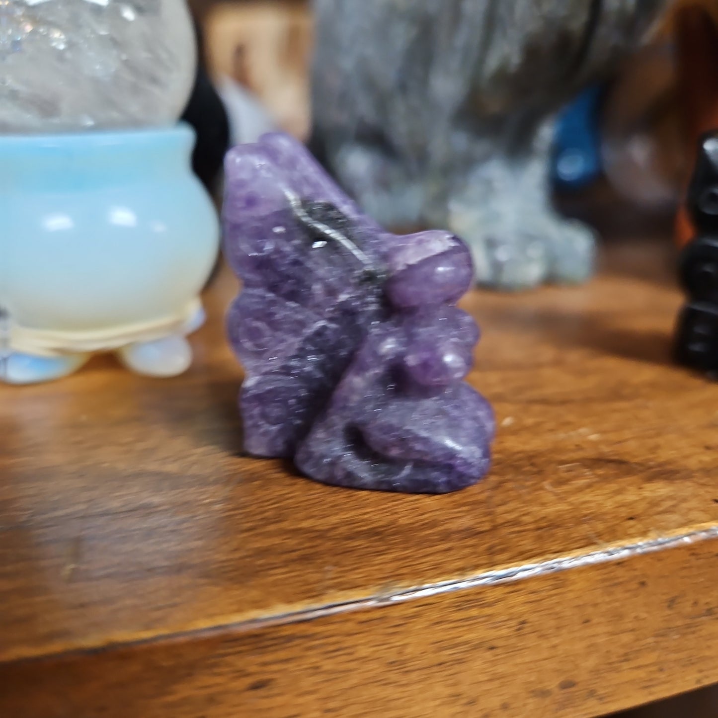 Mini Carved Crystal Fairies - Various