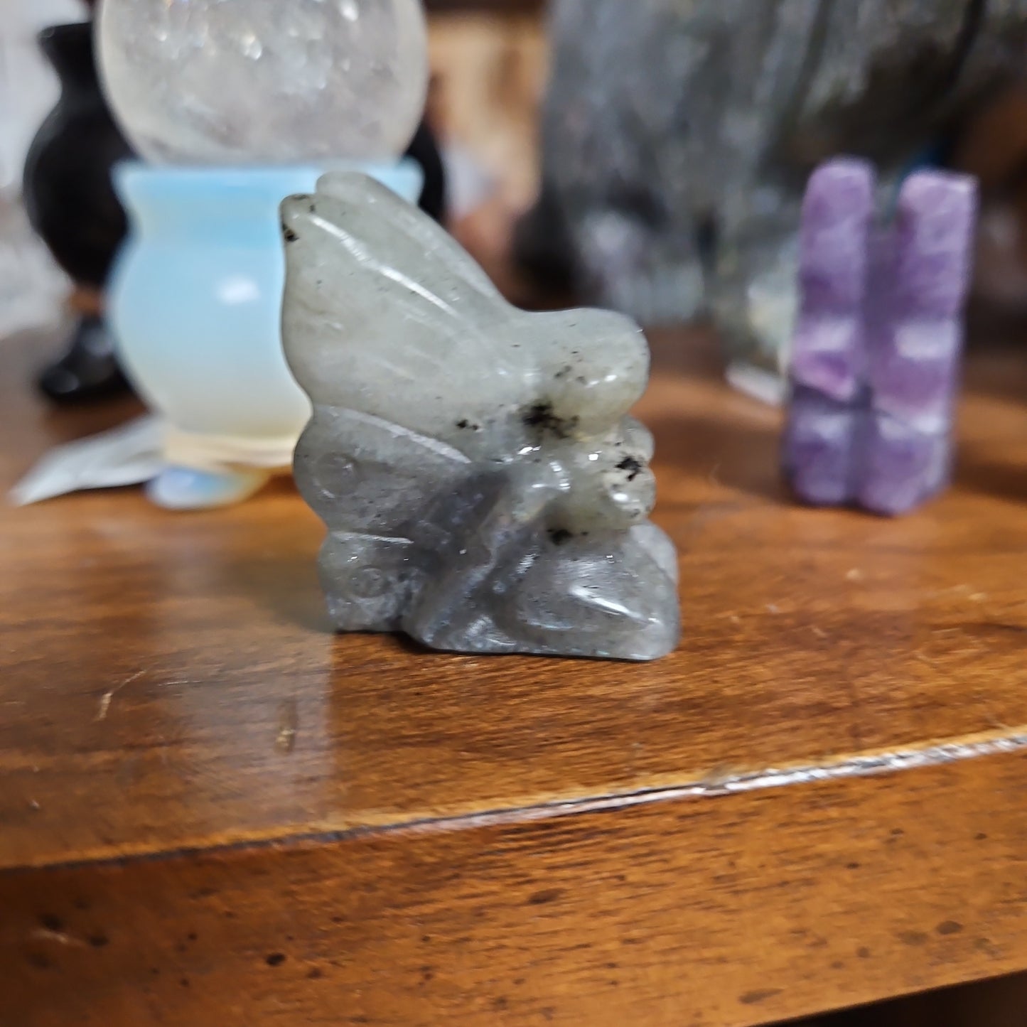 Mini Carved Crystal Fairies - Various