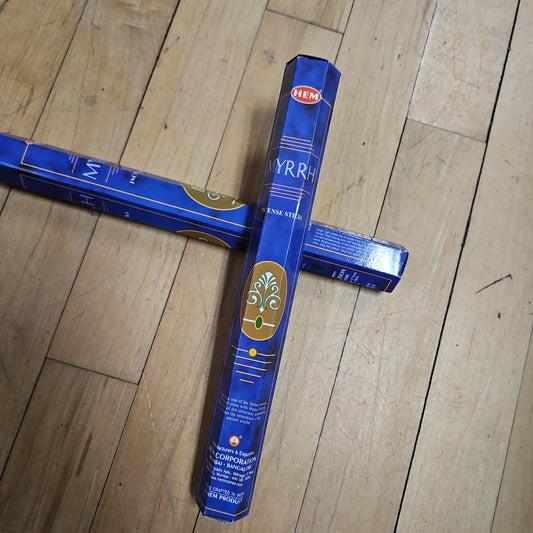 HEM Myrrh Incense Sticks - 20 Pack