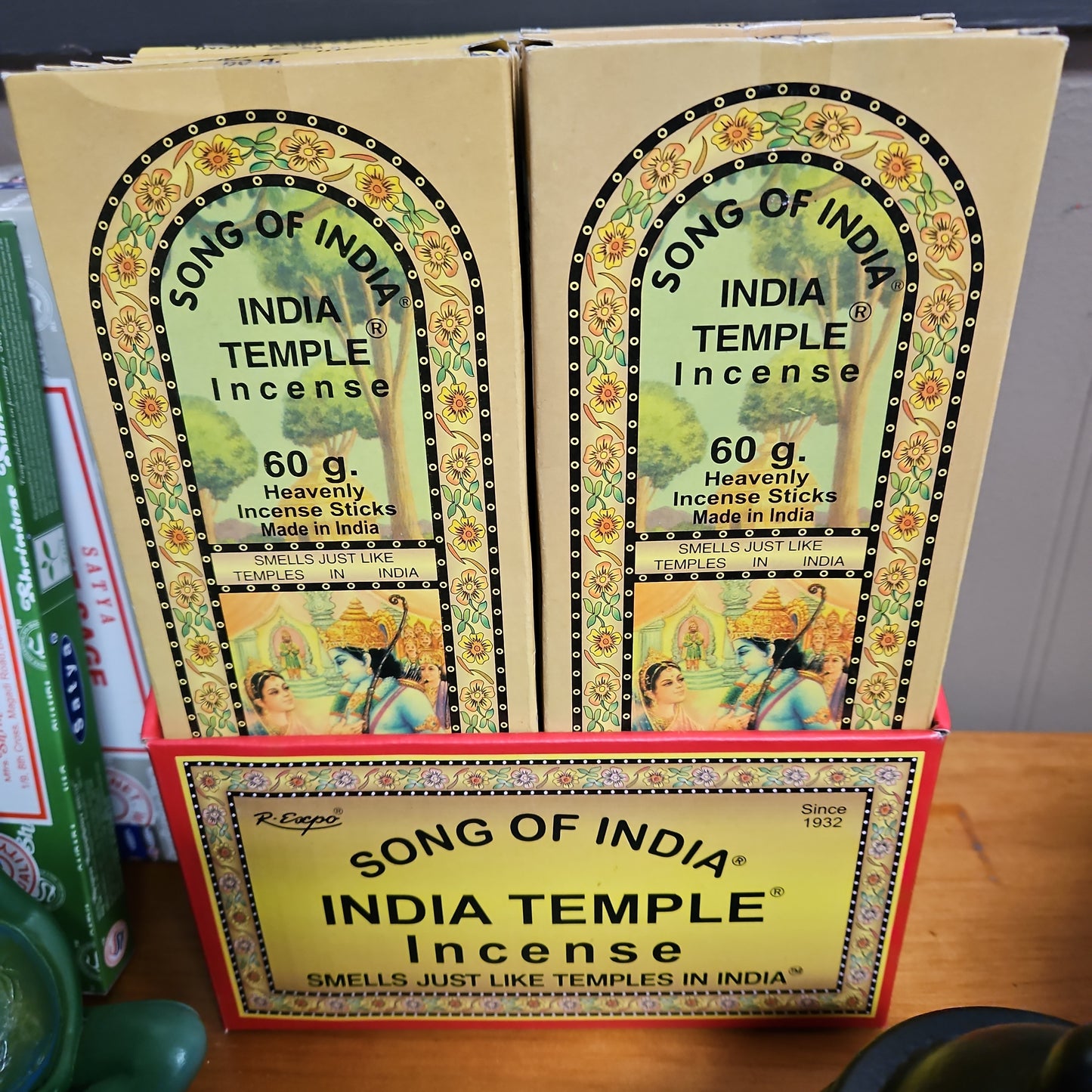 Song of India Temple Incense 60g (50 sticks)