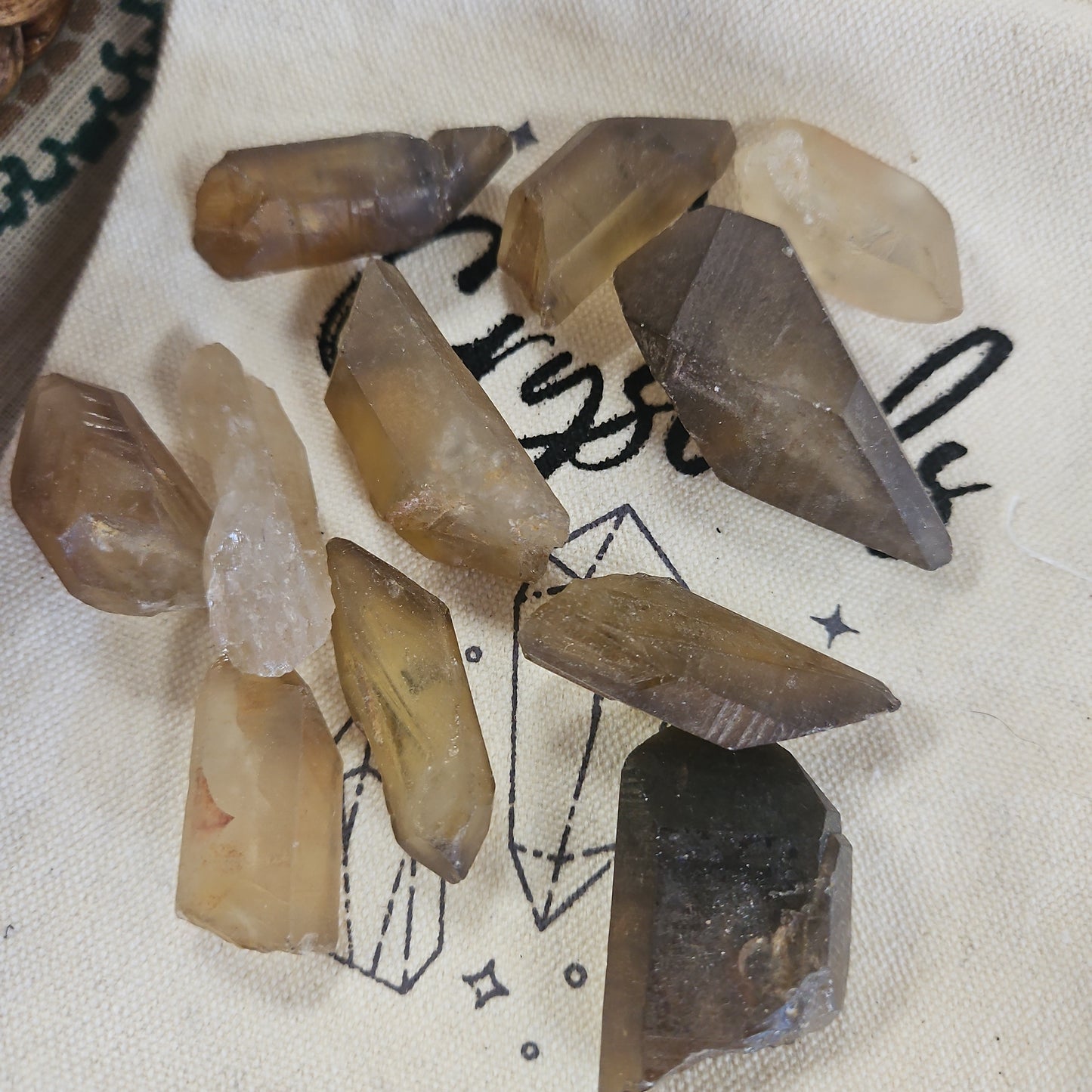 Smokey Citrine Natural Points