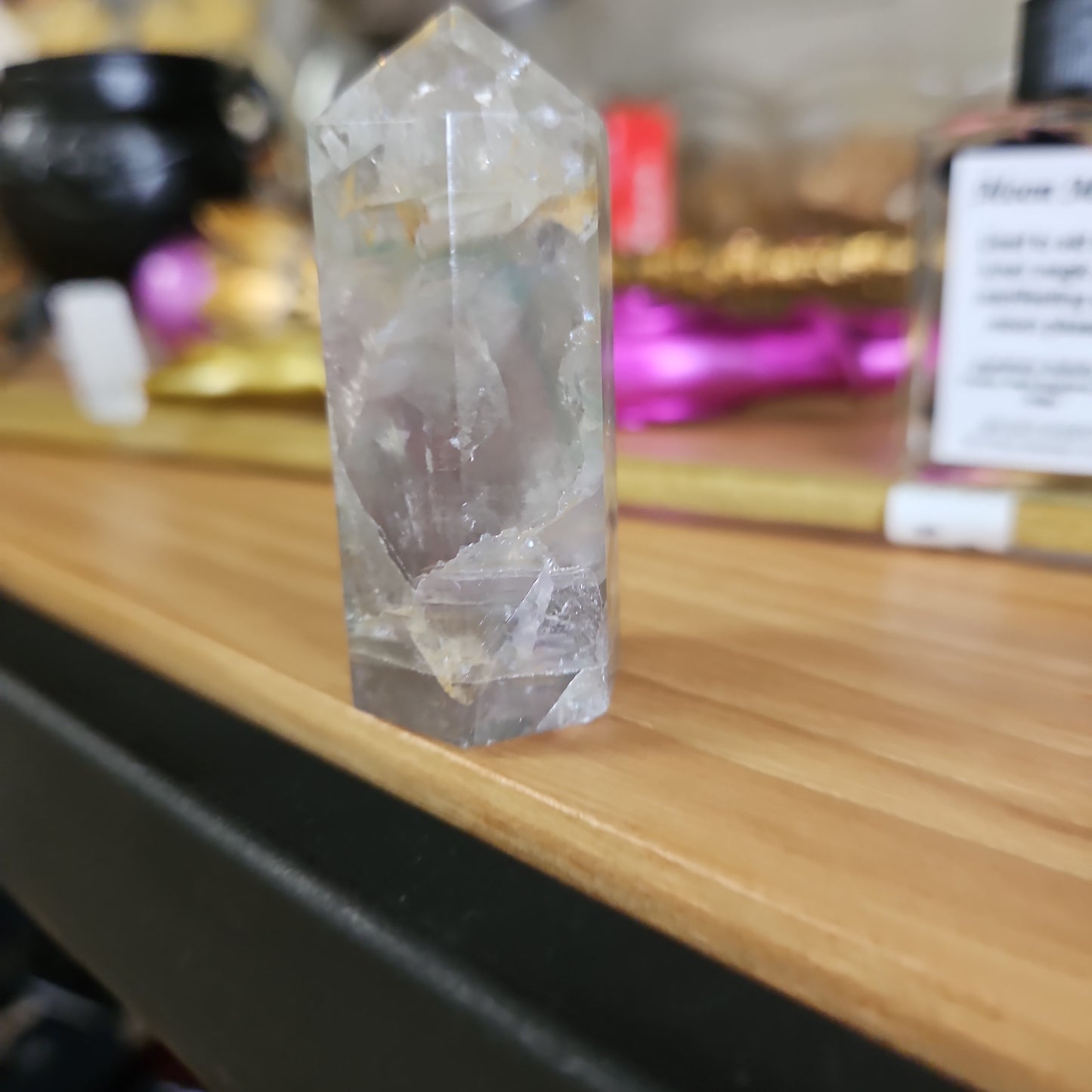 Rainbow Flourite Tower Point 2"