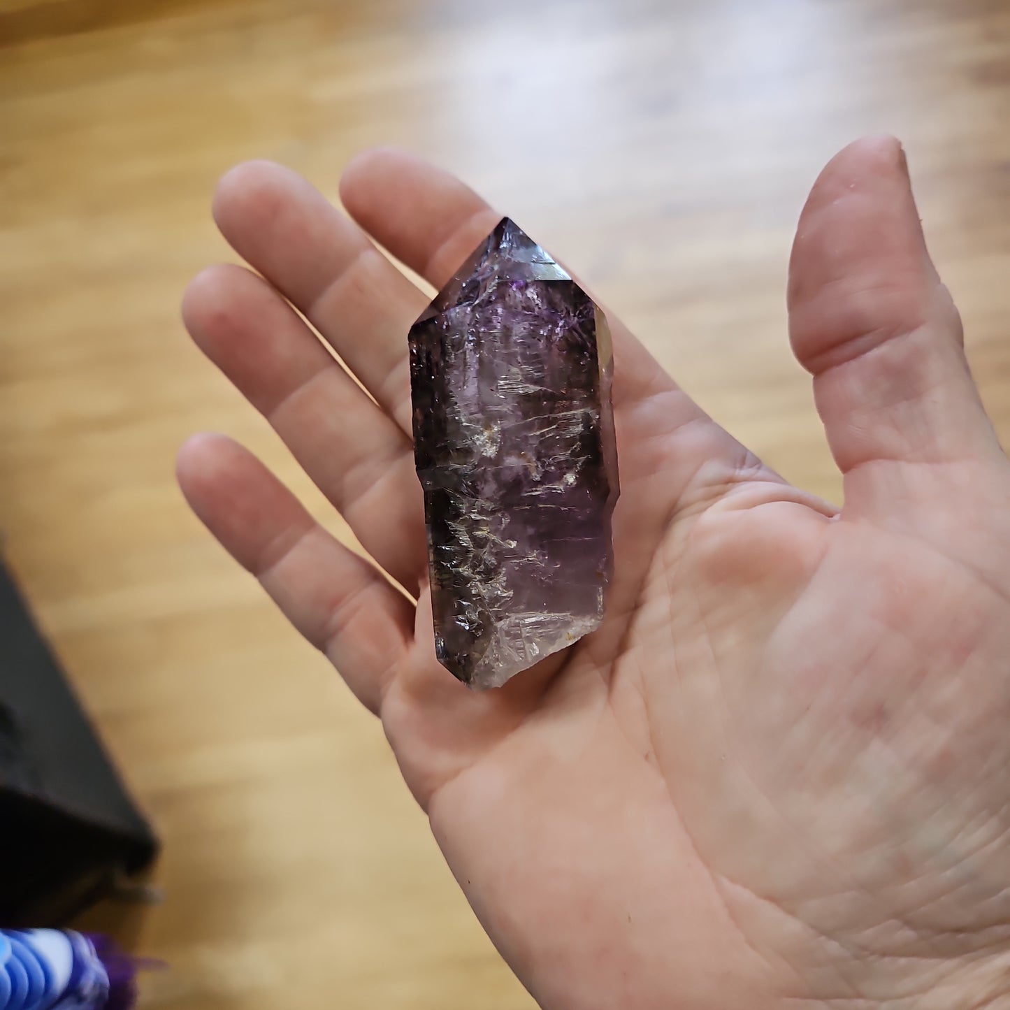 Smokey Amethyst Natural Point / Wand