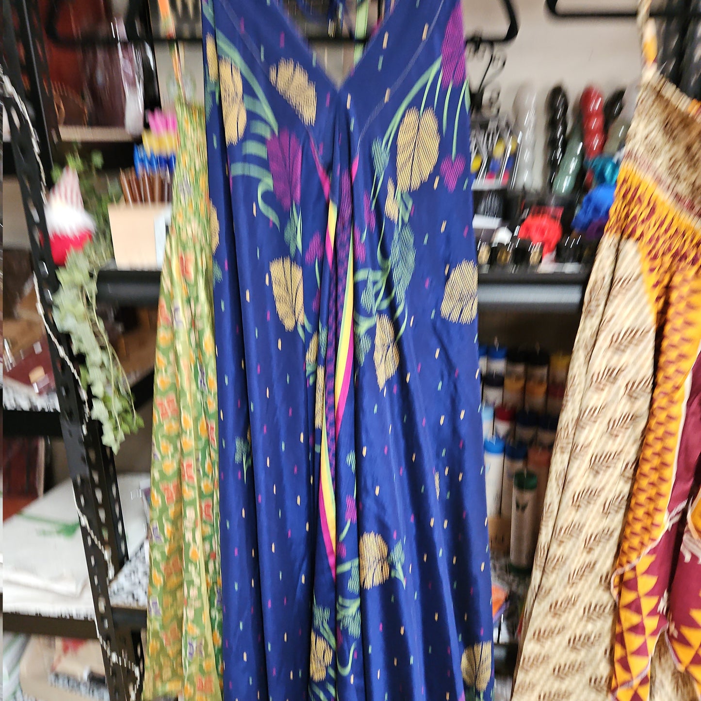 Full Length Boho Halter Top Dress - Paths of the Spirit