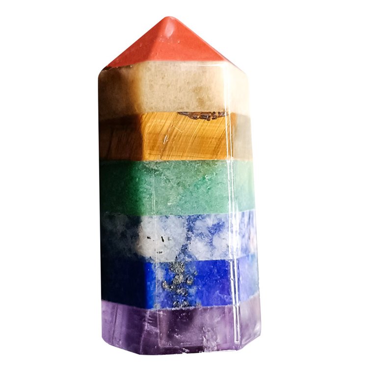 Chakra / 7 Stone Small Tower