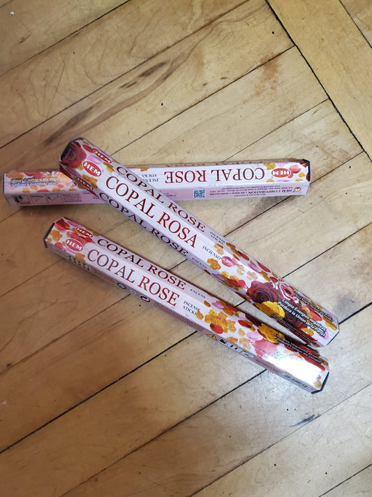 HEM Copal Rose Incense Sticks - 20 Pack ( Copal Rosa )