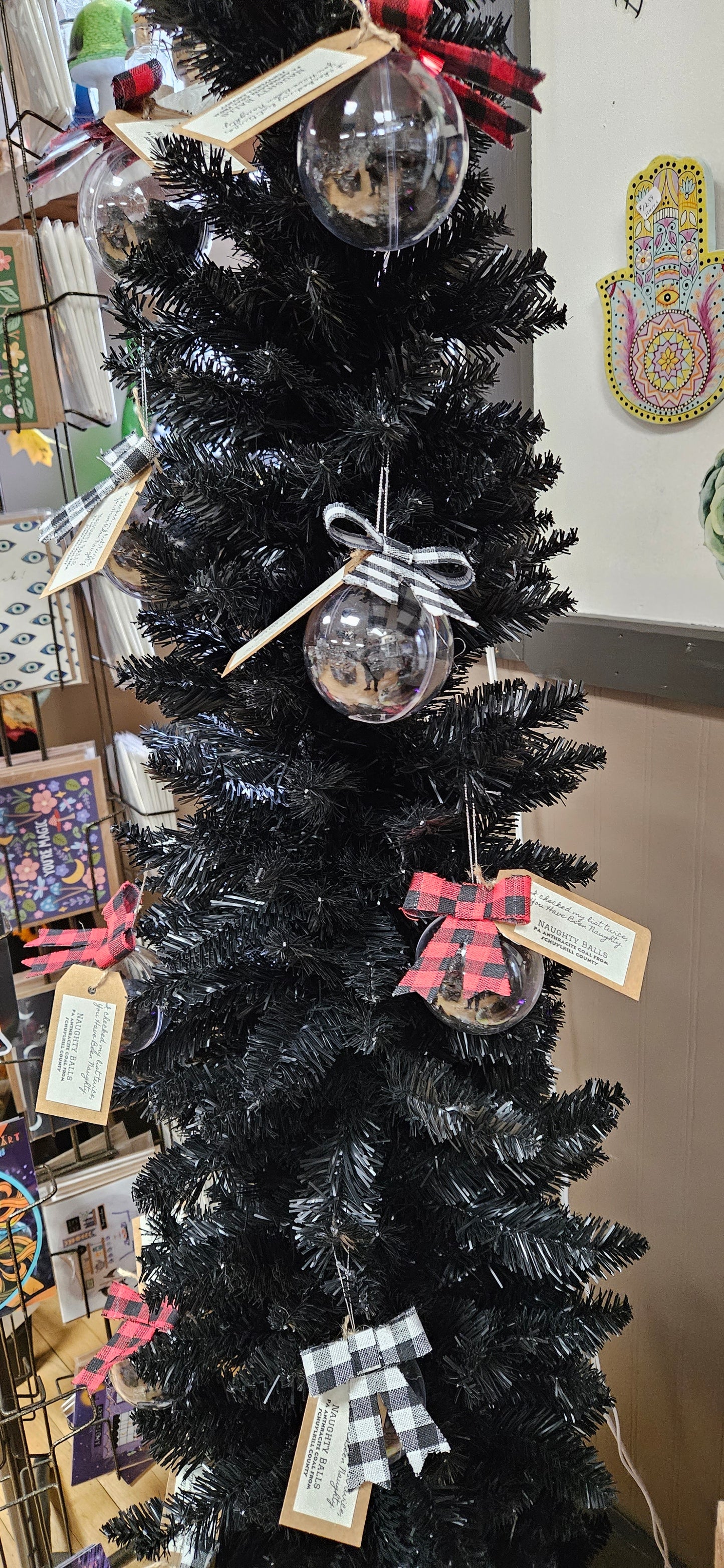 Naughty Balls - Coal Filled Ornaments