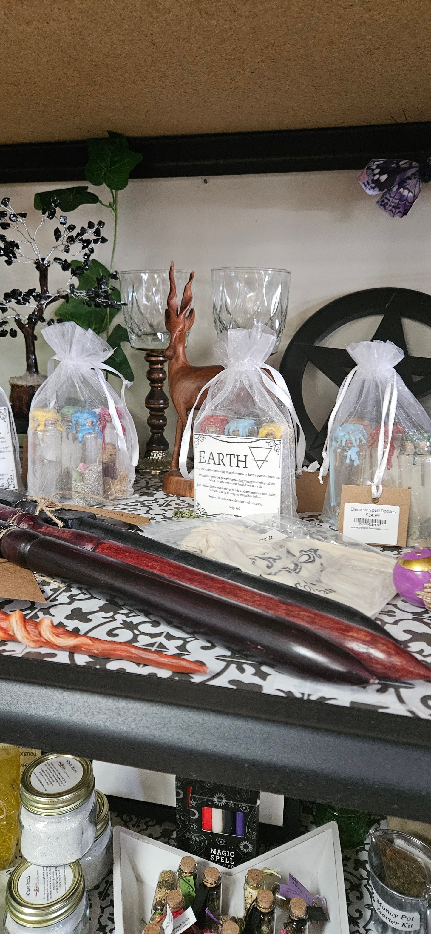 Altar Element Spell Bottles