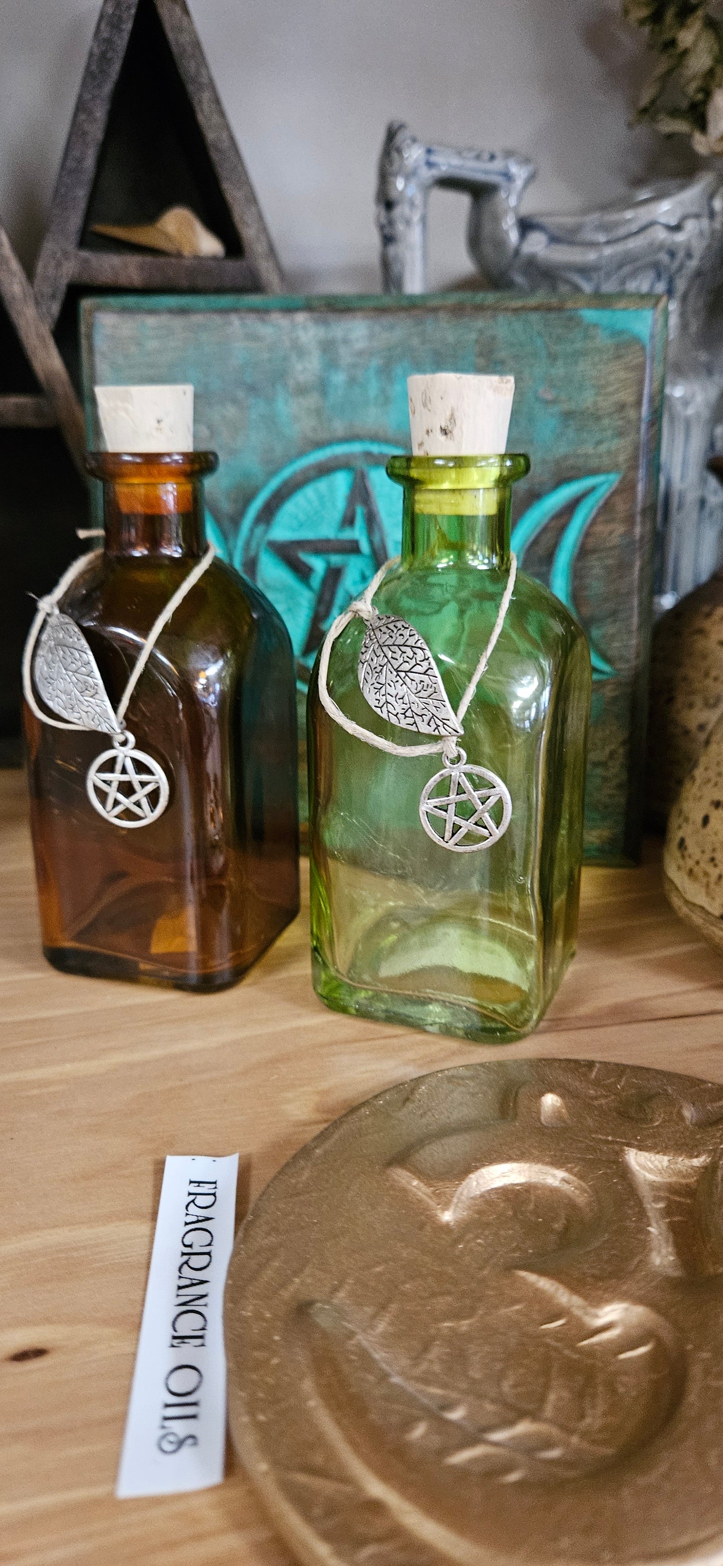 Charmed Spell Bottles - Amber or Green