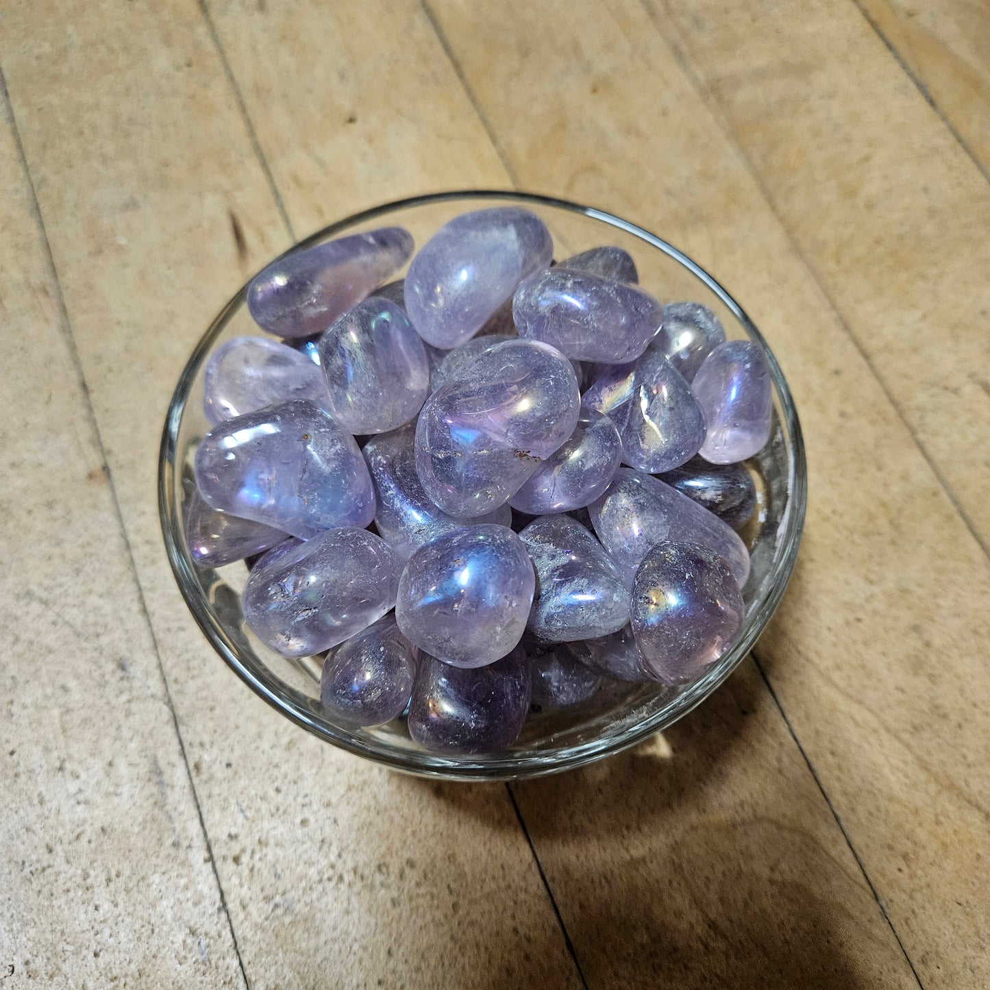 Mystic Amethyst Aura Crystal - Tumbled