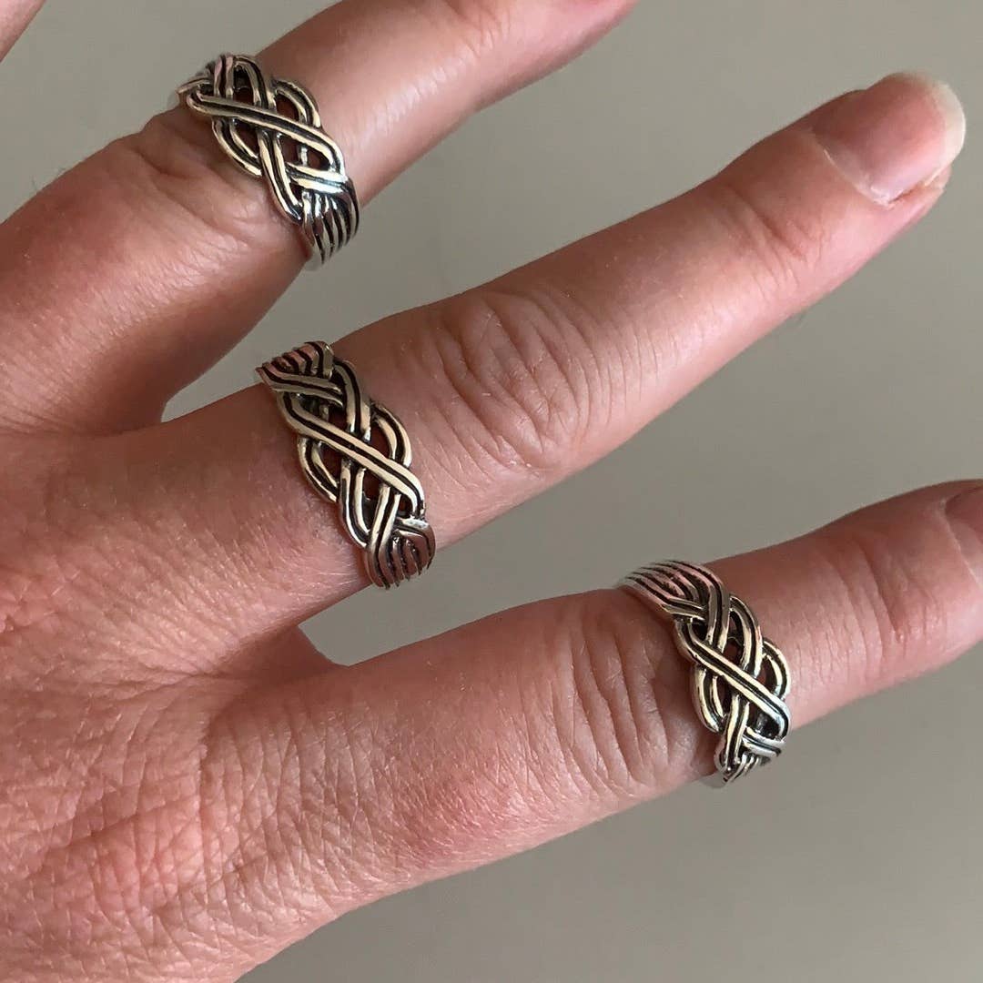 Sterling Silver (925) Knot Ring