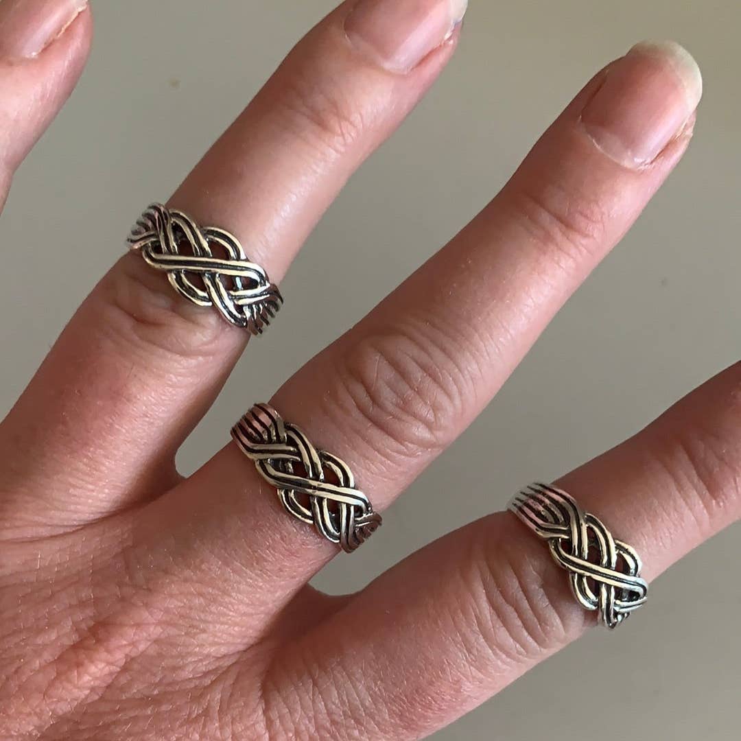 Sterling Silver (925) Knot Ring