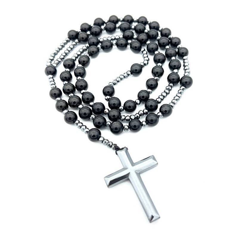 Black Obsidian Rosary - Prayer Beads - 8mm