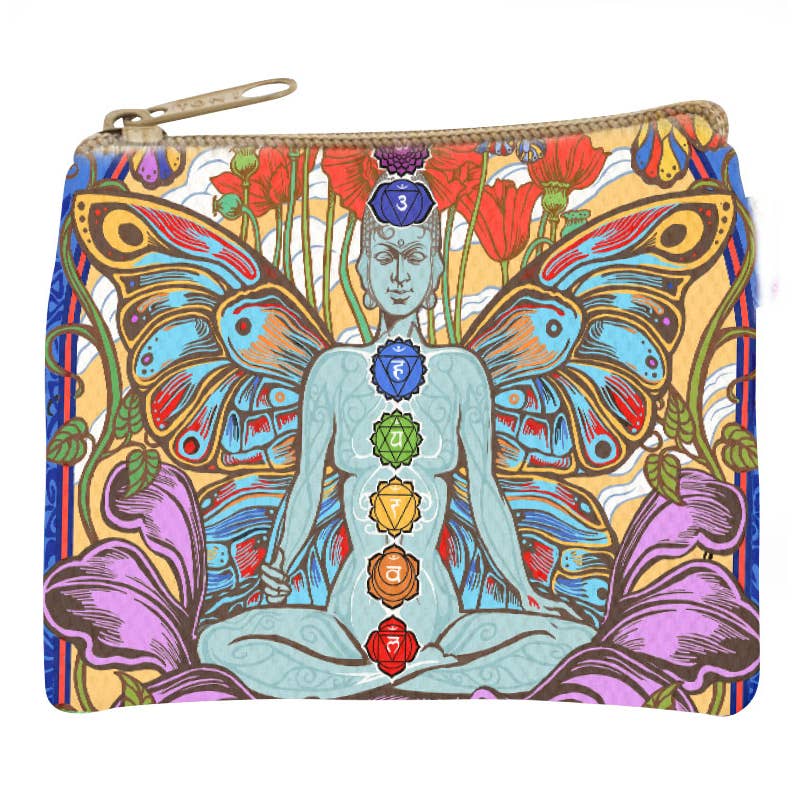 Chakra Lotus Small Pouch / Coin Purse