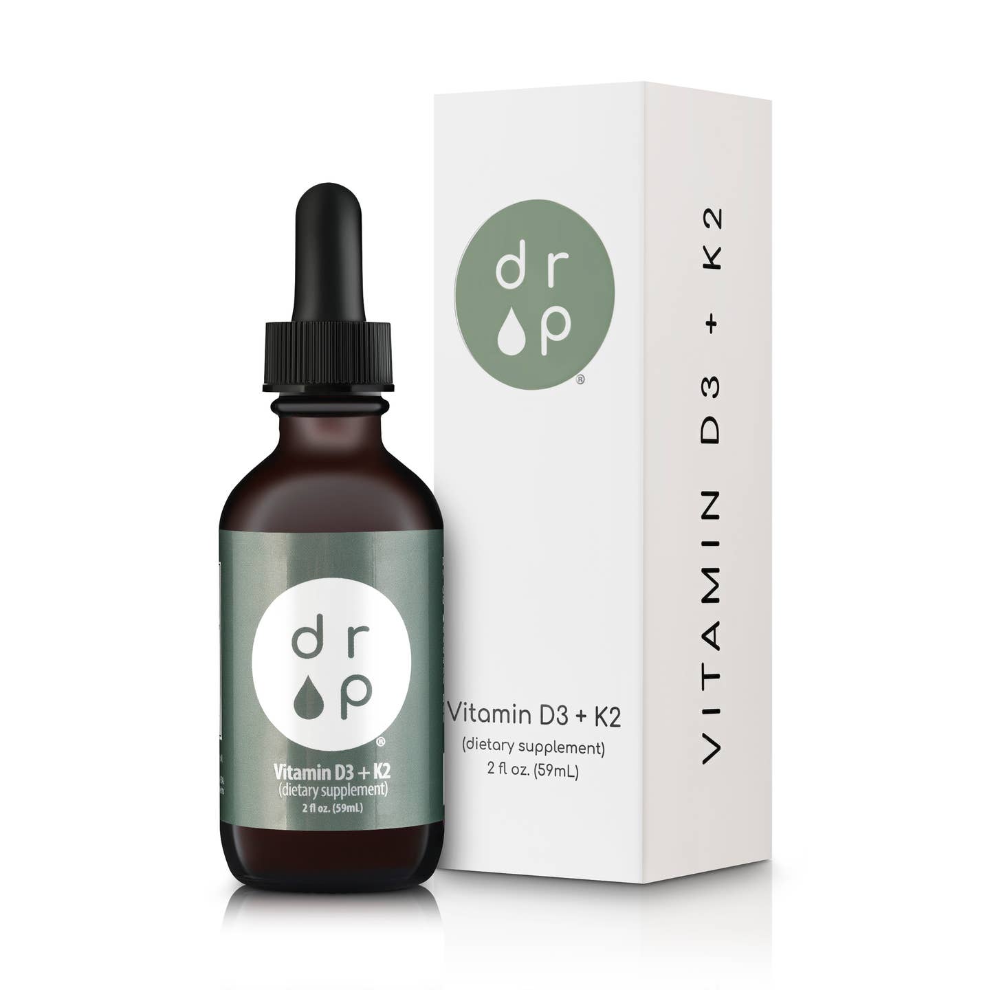 Vitamin D3 + K2 Drop Supplements