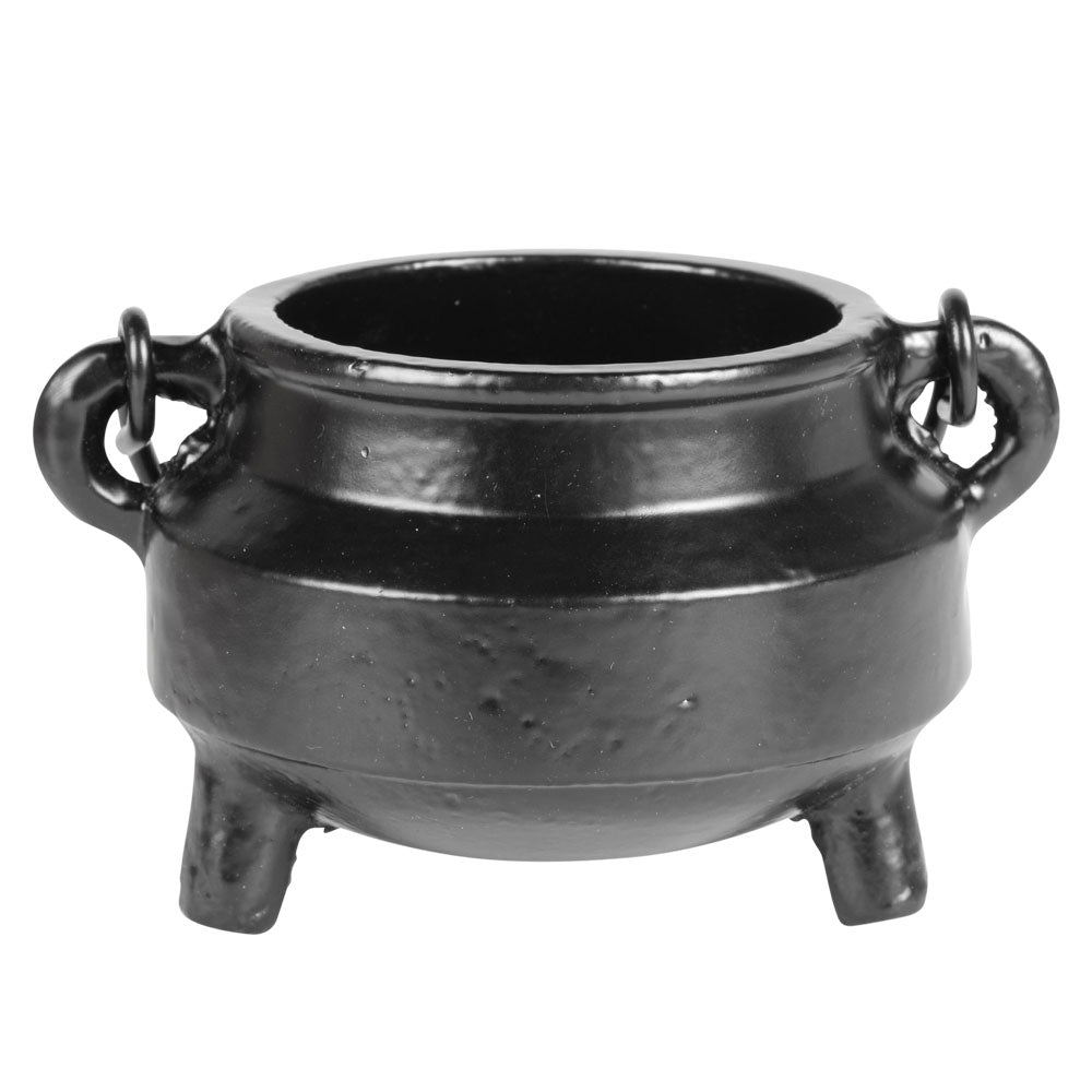 Cast Iron Cauldron with lid 4" tall