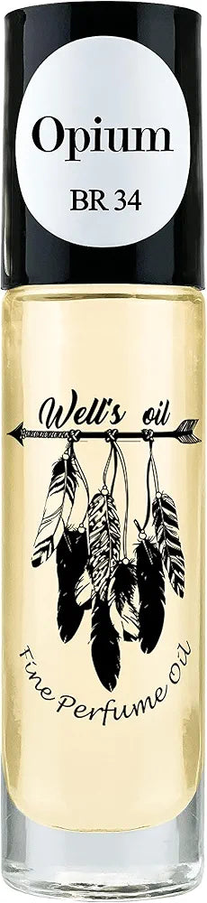 Well's Oil Prefume Roller - Opium