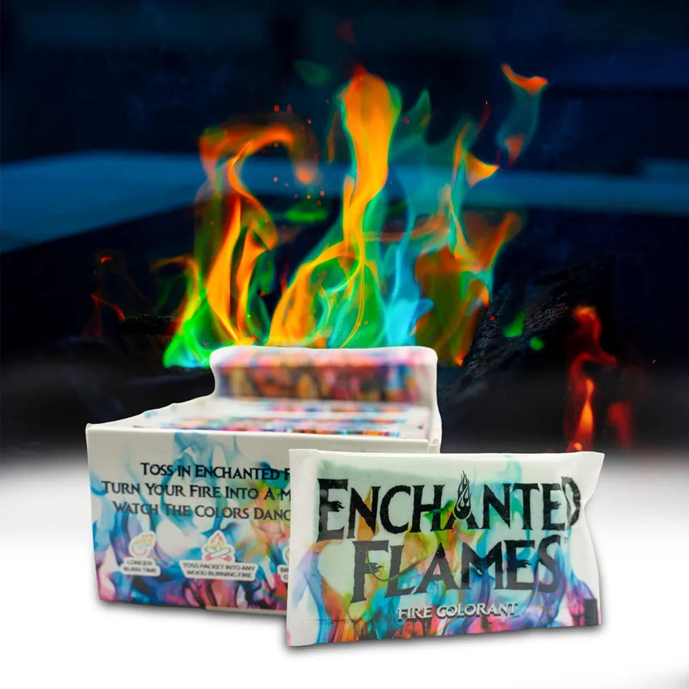 Enchanted Flames - Fire Colorant - Turn Your Fire Into A Magical Moment - Double Pack